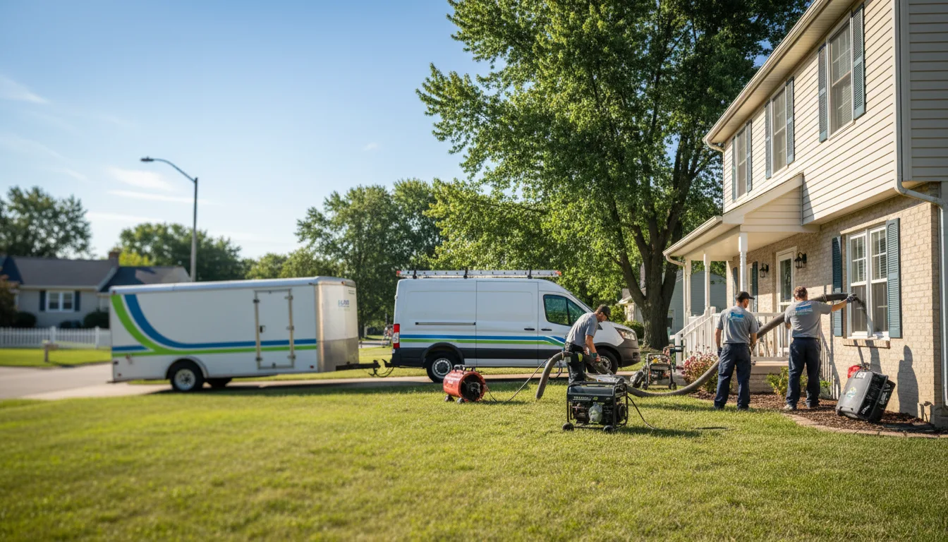 Flooded Basement Restoration And Cleanup With Repair in Morganville, KS near me